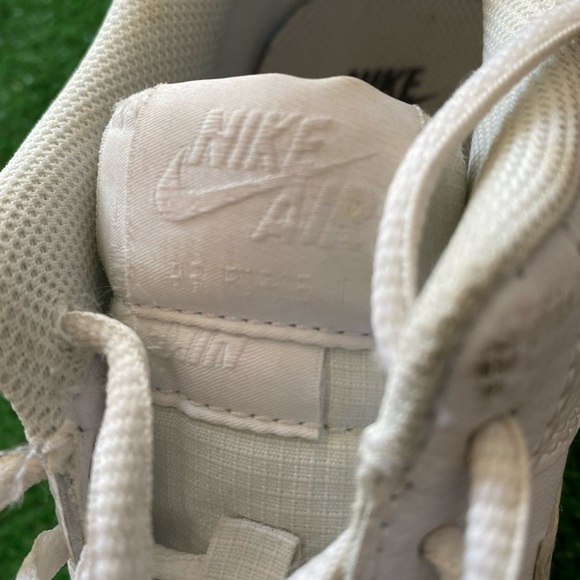 Nike Air Force 1 Shadow Triple White Sneakers Shoes CI0919-100 Size 7.5 X-13 - Picture 7 of 10